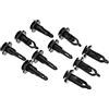 bzcemind 50pcs 9mm Fender Fender Clips Clips Bumper Rivet Retainer Morsetti fissi adatti per Toyota Prado Corolla RAV4