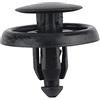 bzcemind 50pcs 7mm foro rivetti in plastica ribattimento fissaggio a push push clip nero auto auto veicolo portello ritail pannello fissaggio fissaggio clip adatti per toyota honda