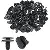 bzcemind 50SPCS Auto Auto Auto Clip a clip a clip a pressione Push Type Rivet Reprener Bumper Parafango Morsetto fisso Adatto per Peugeot Adatto per Citroen