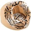 Ferplast Casetta gatti cuscino double face lavabile IMPERIAL tre misure , 40 x 43 x h 40 cm