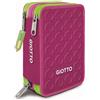 Astuccio 3 Zip Giotto Stilnovolovers Scuola Ciliegia