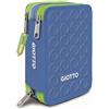 Astuccio 3 Zip Giotto Stilnovo Scuola Blu