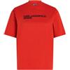 Karl Lagerfeld Jeans Donna Regular Short Sleeve T-Shirt Pompeian Red S