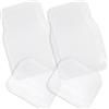 ZONETECH Zone Tech - Set di 4 tappetini in gomma trasparente per interni auto, resistenti alle intemperie