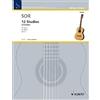 Schott 12 Studies: op. 6. guitar.