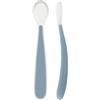 Chicco Bipack Cucchiaio in Morbido Silicone 6m+ 2 Pezzi - Azzurro
