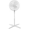 ito electronics - Ventilatore a piantana, Diametro di 40 cm, oscillante + Regolabile a 3 velocità, Altezza/inclinazione Regolabile, 40 x 14 x 125 cm, Colore: Bianco
