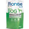MONGE 24x100g Monge Grill Adult Agnello con Ortaggi Cibo Umido per Cani