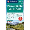 Kompass 095 peio e rabbi - val di sole: 3in1 Wanderkarte mit Aktiv Guide inklusive Karte zur offline Verwendung in der KOMPASS-App. Fahrradfahren. Skitouren.