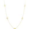 LUXURY MILANO Collana girocollo pallinata in oro giallo 9kt