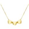 LUXURY MILANO Collana con pendente cuori in oro giallo 9kt