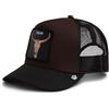 Goorin Bros. Cappello Dead Skull Trucker cap Misto Poliestere Marrone/Nero Unisex