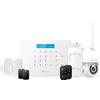 Nivian - Sistema di Allarme per Case e Aziende Senza Canone Mensile | Kit di Allarme WiFi/gsm | Controllo Remoto tramite l'App Tuya | Facile Installazione Wireless | fino a 60 rilevatori