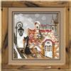 RIOLIS - Città e Gatti Inverno 610, Punto croce 13x13, Punto croce kit da ricamare, Disegni da ricamare, Embroidery kit, Kit ricamo punto croce