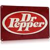 Ylens Dr Soda Pop Store Pubblicità Pepe Vintage Look Retro Decorazione da Parete Bar Metallo Metallo Targa 20 x 30 cm