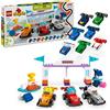 LEGO DUPLO Town Auto da Corsa e Piloti Team F1 - Giochi per la Motricità Fine pe