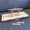 Supporto per modellini di navi, fissaggio di una stalla in legno,