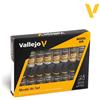 VALLEJO Set Pittura VALLEJO 71180 Allied Seconda Guerra Mondiale,16 Tintura Modello Aria