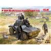 ICM Modellino Schermato P 204 (F) Con Tedesco Armoured Vehicle Crew ICM 35382 1:3 5