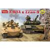 Amusing Hobby Modellino Char Uran-9 & T-90a (2kits) Amusing Hobby 35a053 1:3 5 Pro