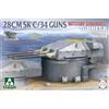 TAKOM Modellino Canon 28 CM Sk C/34 Battleship Scharnhorst Torretta B TAKOM 5016 1/