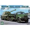 TAKOM Modellino Camion Ucraina Kraz-6446 Trattore W/chmzap-5247g Semi-Rimorchio TAKOM