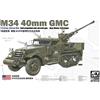 AFV Club Modellino Schermato M34 40mm GMC U.S.Army Korean Guerra AFV CLUB 35334 1:3 5