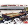 MiniArt Modellino Treno Carro Railway Non-Brake Flatbed 16,5 T MiniArt 39004 1/3
