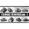 ASUKA MODEL Modellino Char M4a3 (76) W Vvss Late ASUKA MODEL 35-043 1/35ème Pro