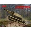 ICM Modellino Char 10.5cm Lefh 16 (Sf) Auf Geschutzwagen Fcm36 (F) II Tedesco Self-P