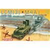 Dragon Modellino Lcm (3) Landing Craft + M4a1 W/ Deep Piscinetta per Bambini Kit DRAGON