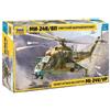 ZVEZDA Modello Zvezda 1/48 Mi-24V/VP, Elicottero D'assalto Sovietico Emblema.