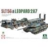TAKOM Modello Camion SLT56 & Leopard 2A7 Takom 5011 1/72 Modello Carro Promo