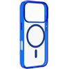 cellularline - Iconic Mag - Custodia trasparente iphone 17 Pro - Bordi Colorati - Ring magnetico colorato - Compatibile con ecosistema Magsafe