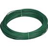 VERDELOOK Matassa Plast, Filo di Ferro plastificato, Diametro 3.3 mm Lunghezza 100 m, Verde