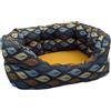 LOVEDI Lovedì Cuccia Rettangolare Morbida per Cane Foglie 45X35X20CM