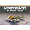 TAMIYA Modellino Aereo Messerschmitt Bf109e-4/7 Trop TAMIYA 60755 1/72ème Char