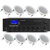 IMPIANTO AUDIO ATTIVO FILODIFFUSIONE 100V amplificatore BT altoparlanti incasso