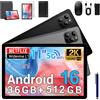 BEYNIVAN Tablet Android 16-11 Pollici Tablet in Offerta con Octa Core T615,36GB