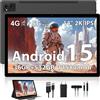 WOREGOO 14 pollici Android 15 Tablet, 5G WiFi e 4G LTE, 36GB RAM + 512GB ROM (1T