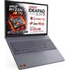 Lenovo, pc portatile Notebook, Ryzen 7 170,8 Core, Ram DDR5 16Gb, Display IPS 15