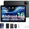 POPUX P11 Android 16 Tablet 11 Pollici, 48GB RAM+128GB ROM (2TB TF), 90Hz, T7250