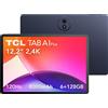 TCL TAB A1 Plus, 6GB+128GB, Display Immersivo 2.4K da 12,2" a 120 Hz, Processore