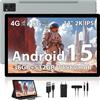 WOREGOO 14 pollici Android 15 Tablet, 5G WiFi e 4G LTE, 36GB RAM + 512GB ROM (1T