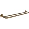 Inda Porta asciugamani doppio One bronzo L.65 cm
