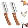 Generico Pelapatate Multifunzione Professionale Con Lama In Acciaio Inox, Pela Patate E Verdure Per Sbuccia Mela, Gratta Squame Integrato E Apribottiglie, Set Utensili Cucina Ergonomico, 2Pc (A)