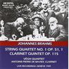 Johannes Brahms String Quartet No. 1, Clarinet Quintet in B Minor (Bavier) (CD)