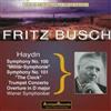 Adolf Holler Symphonies Nos. 100 and 101 (Busch, Vienna So) Album