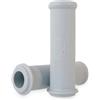 cyclingcolors Manopole moto 123 mm diametro 24 mm in gomma per manubrio compatibile con Vespa 50 L/R 125 VMA VNB 1-2 150 VBA, grigio
