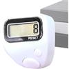 Generic Contatore digitale elettronico con display LCD, silenzioso, a 5 cifre, con anello regolabile per lavorare a maglia, uncinetto, golf, allenatori, sport, pesca, campeggio, escursionismo, conteggio